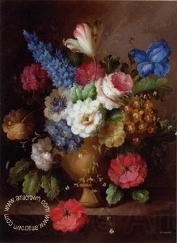 unknow artist Floral, beautiful classical still life of flowers.072 Norge oil painting art